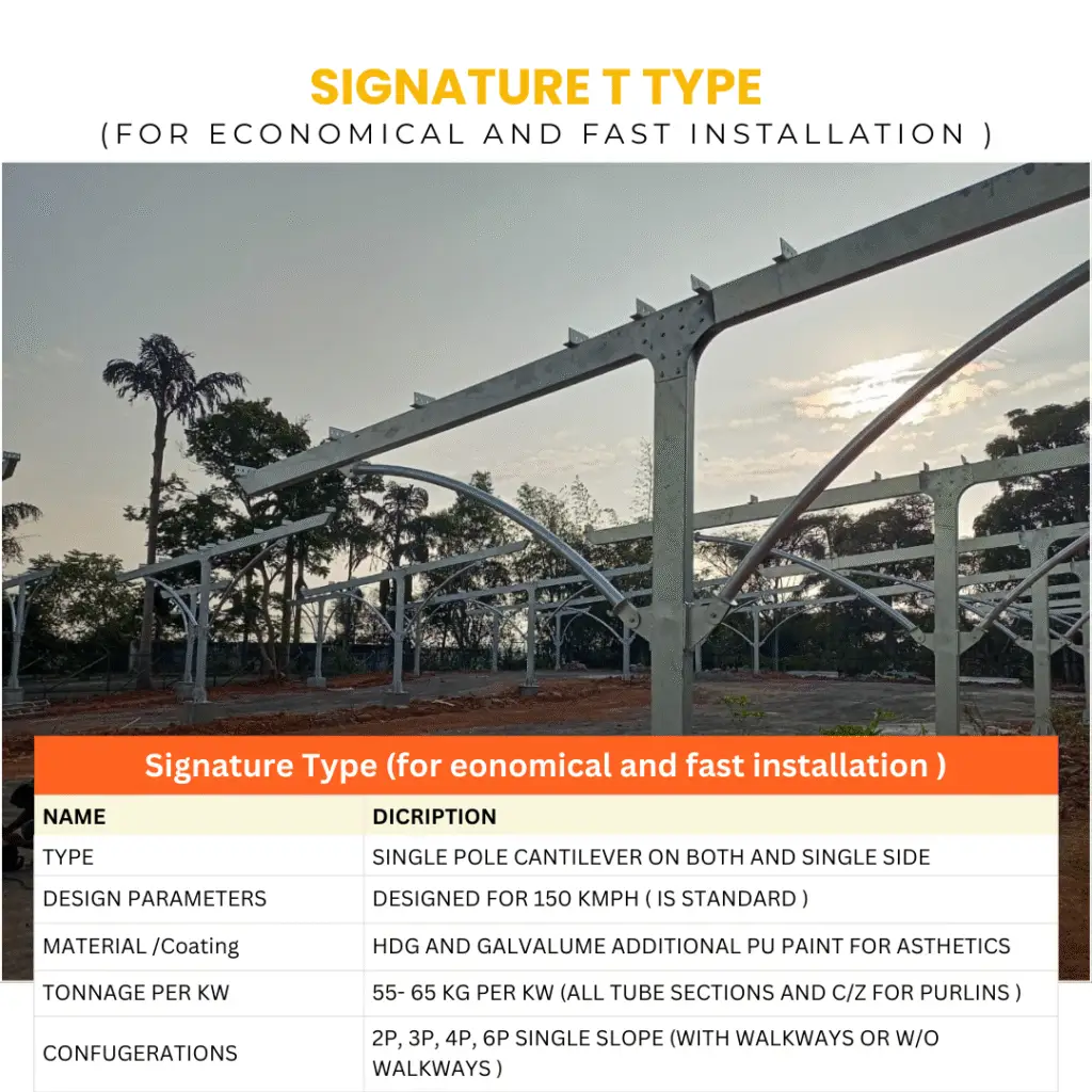 solar carport structure