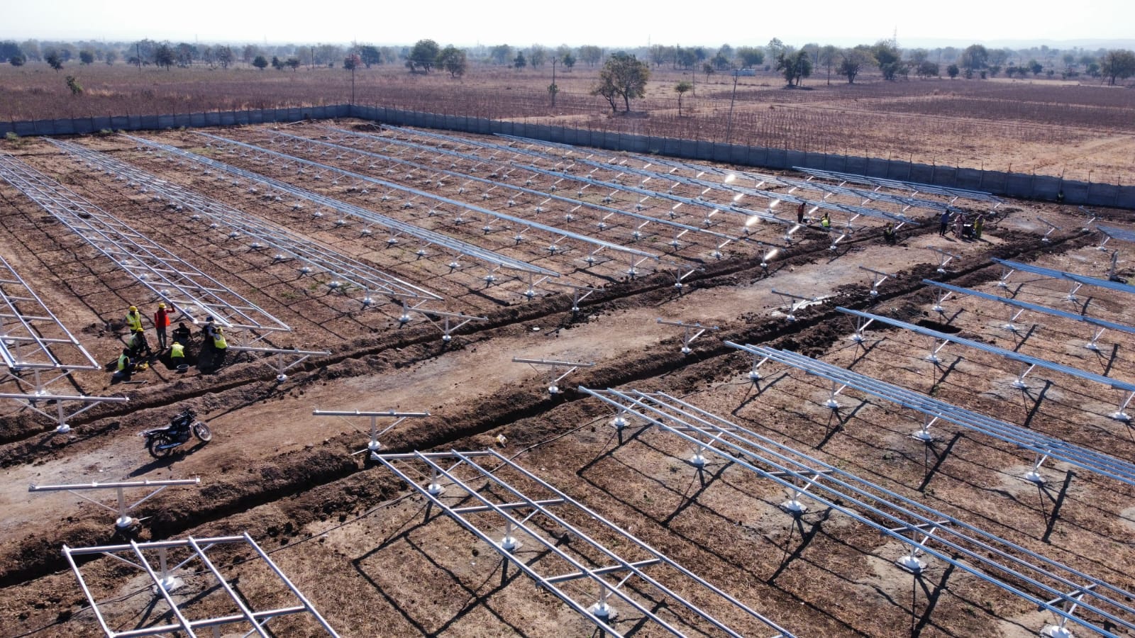 solar ground mount structure